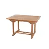 Image de Table de jardin rect. En teck extensible 4/6 pers. L180 cm
