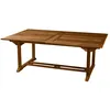Image de Table de jardin teck huil  double extension 10/12 pers l300