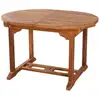 Image de Table de jardin teck huilé extensible 4/6 personnes l180 cm