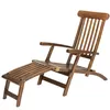 Image de Chaise longue de jardin en teck huilé