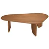 Image de Table basse forme organique en bois de teck recyclé