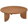 Image de Table basse ronde en bois de teck recyclé d100