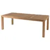 Image de Table de jardin rect. En teck 6/8 personnes - 220 x 100 cm