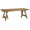 Image de Table   manger de jardin 220x100cm teck recycl , pieds tr teaux
