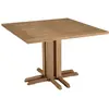 Image de Table   manger jardin carr e 110x110cm teck recycl 