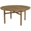 Image de Table basse de jardin ronde en teck recyclé naturel d80