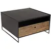 Image de Table basse rectangle pin recyclé 80x80