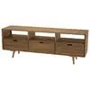 Image de Meuble tv 3 tiroirs 3 niches en sapin