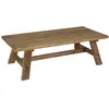 Image de Table basse rectangle 140x70cm pin recyclé