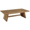 Image de Table basse rectangulaire 130x70cm bois pin recyclé