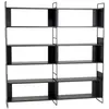 Image de Tag re 10 niches 5 niveaux noire pi tement m tal