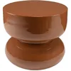 Image de Table d'appoint design en fer couleur brun