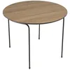 Image de Table basse ronde pieds métal noir d60