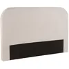 Image de Tête de lit rembourrée pour lits 140/160cm couleur beige