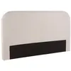 Image de Tête de lit rembourrée pour lits 160/180cm couleur beige