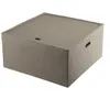 Image de Table basse de jardin carr e en b ton l68 cm