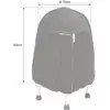 Image de Housse ronde pour barbecue boule D 70 x 60 cm