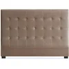 Image de Tête de lit 160cm velours taupe
