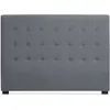 Image de Tête de lit 160cm tissu gris