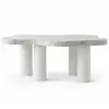 Image de Table basse forme nuage 69x100cm effet terrazzo