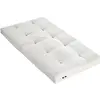 Image de Matelas futon latex + fibres ecru 90x190
