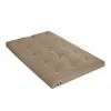 Image de Matelas futon latex fibres taupe 160x200
