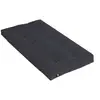 Image de Matelas futon coton fibres gris anthracite 90x190