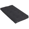 Image de Matelas latex fibres gris anthracite 90x190