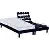 Image de Sommier électrique et matelas 100% latex 5 zones 160x200