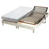 Image de Sommier électrique et matelas mémoire forme 2x80x200