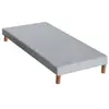 Image de Sommier tapissier a lattes gris chine 80x200