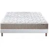 Image de Matelas latex 3 zones pure + sommier 140x190 sommier blanc