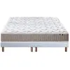 Image de Matelas latex 3 zones pure + sommier 2x80x200 sommier blanc