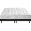 Image de Ensemble matelas ressorts cosmos + sommier 2x80x200 sommier noir