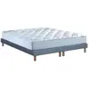 Image de Matelas ressorts cosmos + sommier 2x80x200 sommier gris chine