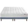 Image de Matelas ressorts cosmos + sommier 2x80x200 sommier bleu denim
