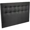 Image de Tete de lit capitonnee crepuscule anthracite 180x115cm
