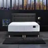 Image de Ensemble tête de lit matelas mémoire forme latex et sommier 160x200