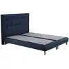 Image de Sommier tete de lit capitonnee crepuscule bleu marine 180x200cm