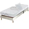 Image de Sommier électrique matelas 100% latex 5 zones couette oreillers 90x190