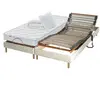 Image de Sommier électrique 100% latex 5 zones et couette et oreillers 2x70x190