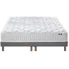 Image de Pack astre matelas ressorts sommier couette oreillers 2x80x200cm