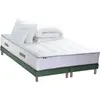 Image de Matelas mémoire de forme sommier couette oreillers bleu 140x190