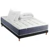 Image de Matelas hybride sommier couette oreiller 160x200