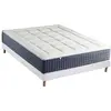 Image de Matelas ressort 7 zones mémoire de forme sommier 140 x 190 blanc