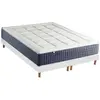 Image de Ensemble matelas hybride + sommier 2x90x200 sommier blanc