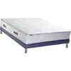 Image de Matelas ressort 7 zones mémoire de forme sommier 140 x 190 bleu