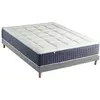 Image de Matelas ressort 7 zones mémoire de forme sommier 160 x 200 gris