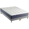 Image de Matelas ressort 7 zones mémoire de forme sommier 2x80x200 gris