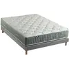 Image de Ensemble matelas ressort 7 zones face hiver/eté 140 x 190 gris